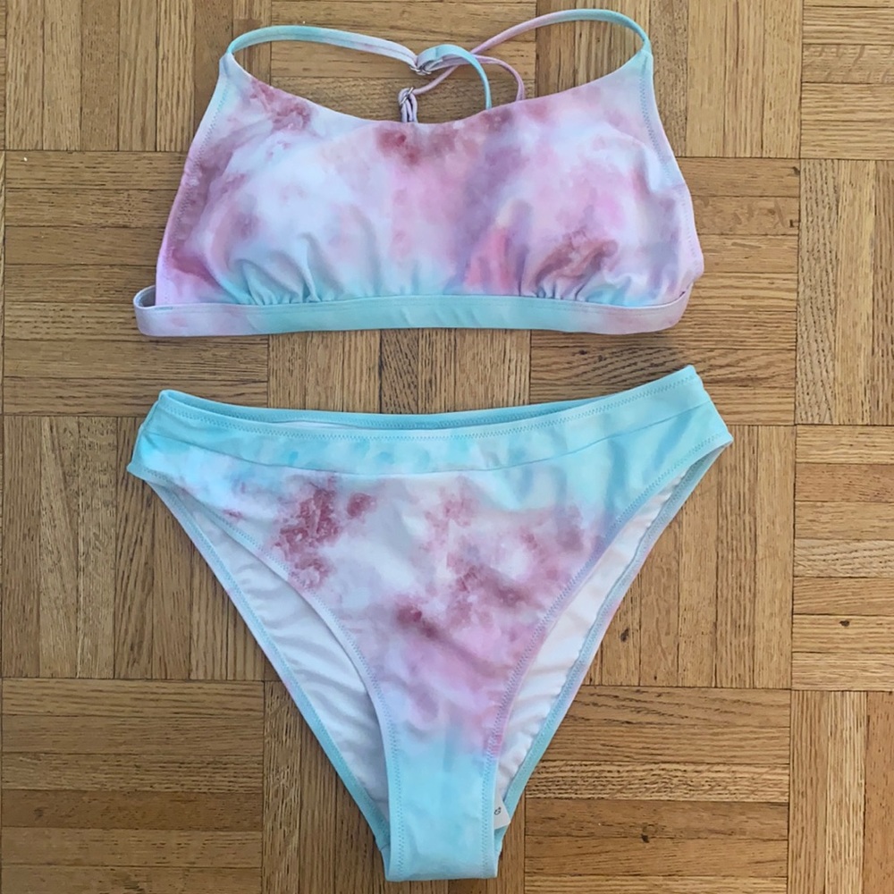Tie dye bikini from Cupshe. Size medium